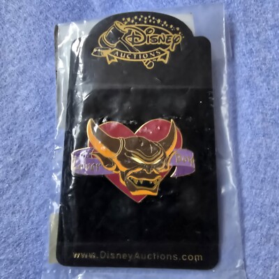 Disney Auctions Valentine Chernabog Lover Boy Pin Fantastia LE 1000 New On Card