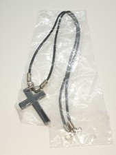 Discontinued Hematite Cross Necklace Choker Children's Jewelry