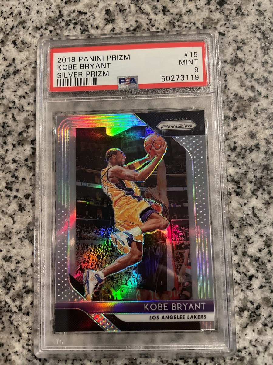 PSA 9 2018-19 Panini Prizm Kobe Bryant Silver Refractor RC #15 | eBay