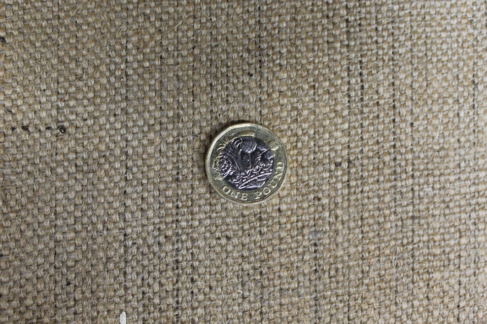 2 Mts 36" Wide 15oz Heavy Duty Spring Canvas Hessian Upholstery Fabric Tarpaulin - Image 4 of 4