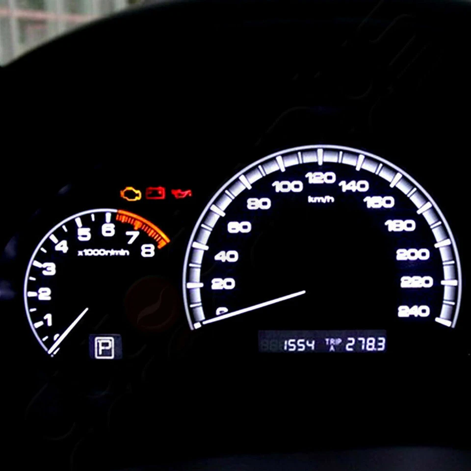 Gauge Cluster Instrument LED Kit Dashboard Bulbs White For Lincoln Mark V 5 — 第 3/4 张图片