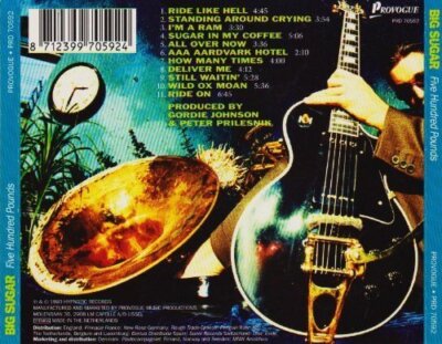Big Sugar Five hundred pounds (1993, NL)  [CD]