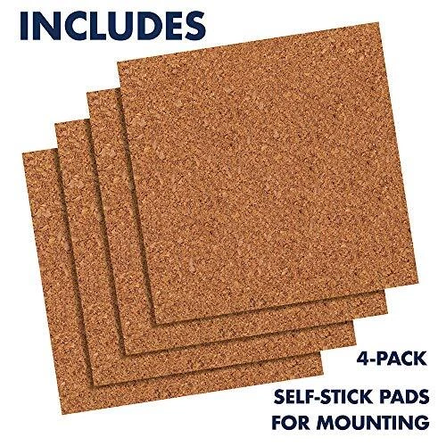 Natural Cork Boards for Wall Bulletin Board Cork Tiles 12x12 Inches - Image 3 of 4
