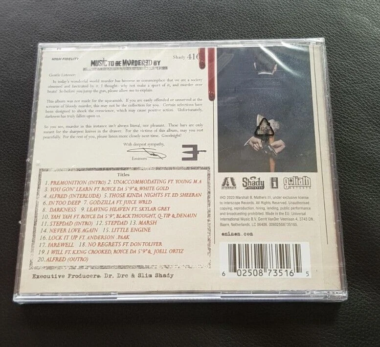 EMINEM - MUSIC TO BE MURDERED BY CD NEU - Bild 2 von 2
