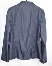 Veste Antonelle Noire Rayée - Taille 38/40 - Laine 28% - Coupe Moderne Chic - Occasion Excellent état