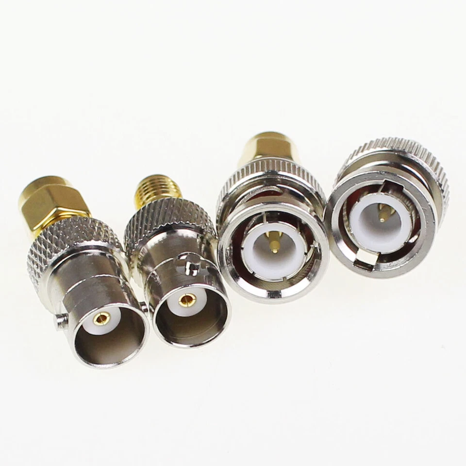 4/8PCS BNC to SMA Type Male Female RF Connector Adapter Test Converter Kit - Image 4 of 4