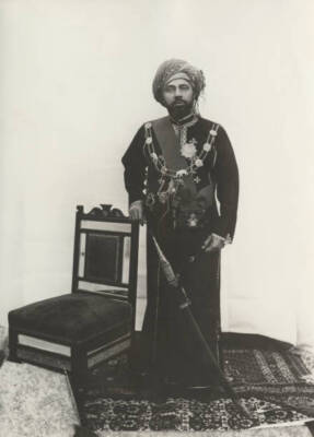 His Highness Sir Seyyid Faisal bin Turki - Sultan of Muscat OLD PHOTO
