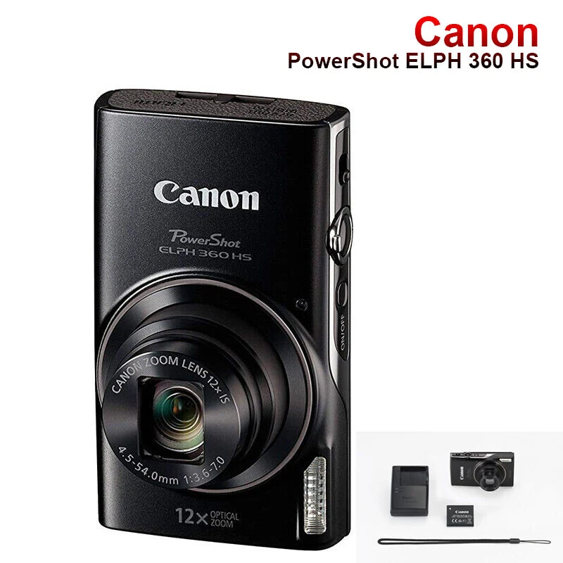 Canon PowerShot ELPH 360 HS 12X Optical Zoom Digital Camera - Image 2 of 4