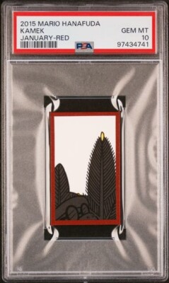 PSA 10 MARIO HANAFUDA KAMEK JANUARY RED 2015 GEM MINT | eBay