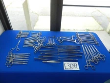 E3049 V. Mueller Jarit Codman Lot of 62 Various Forceps