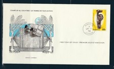 Eta/ enveloppe  Jamaica Jamaique statue 1978