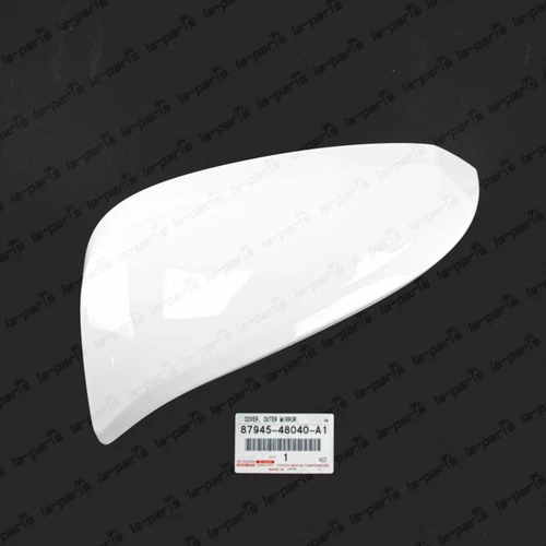New Genuine Toyota 14-18 Rav4 040 White Driver Side Outer Mirror Cover