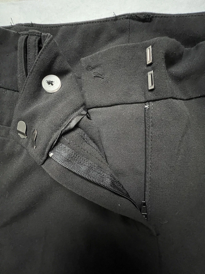 Pantalones de vestir para mujer New Directions talla 10P negros rectos Foto 3 de 4