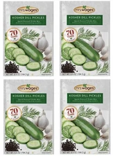 Mrs. Wages W622-J7425 Quick Process 6.5 Oz Kosher Dill Pickling Mix - Pack of 4