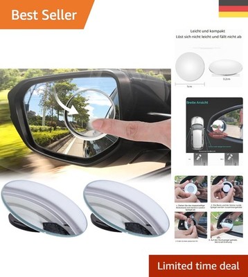 Auto Blind Spot Spiegel 2 Stück rund verstellbar Klebespiegel Sicherheit