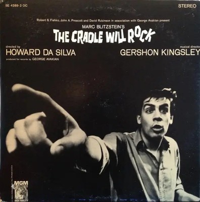 Marc Blitzstein The Cradle Will Rock (Original Cast) MGM Records 2xVinyl LP