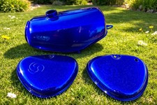 Simson Tankset S50 S51 Blau Lila METALLIC PULVERLACK