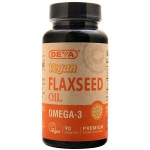 Deva Nutrition Vegan Flaxseed Oil  90 vcaps