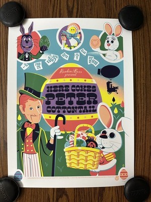 Here Comes Peter Cottontail Mondo 18x24 Poster Dave Perillo Limited Print