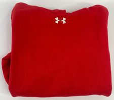 Under Armour Women's Red Hustle Fleece Hoody - Size Small