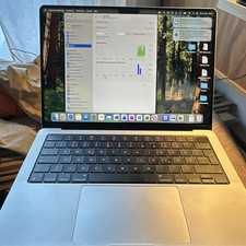 Apple MacBook Pro 14" M1 Pro 16 GB Silber Touch ID macOS Sequoia (2021)
