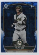 2023 Bowman Chrome Draft Sapphire Edition Jonah Cox #BDC-135 17yt