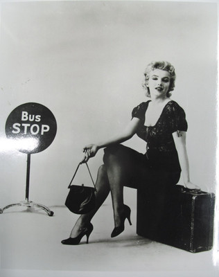 vtg Marilyn Monroe press photo Bus Stop promotional portrait 1956 SSL