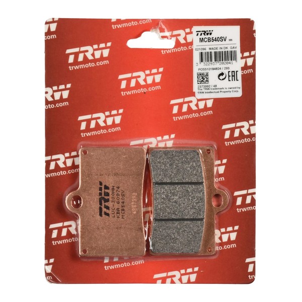 TRW Bremsbelag Sinter Street (FüR: Moto Guzzi Sport 1100 KE 94-95 Vorne )-image