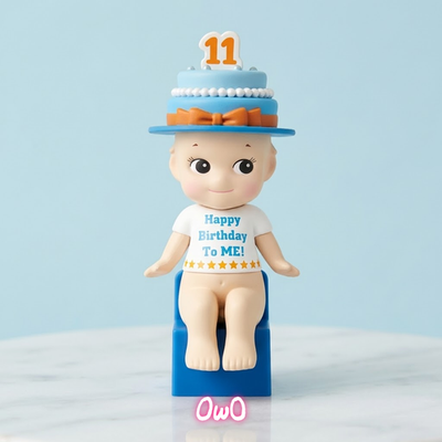 Sonny Angel 11th Anniversary Secret Sitting Cake Figure 2015 Rare