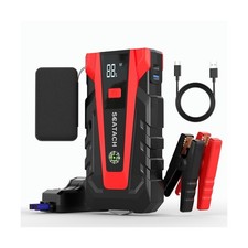 6000A Portable 12V Car Jump Starter, Battery Jumper Jump Box
