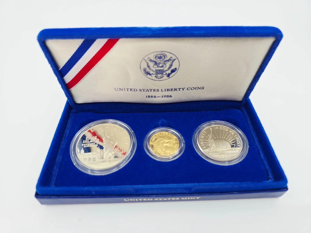 アメリカ合衆国リバティセット 1986年発行 1986年 アメリカ リバティ