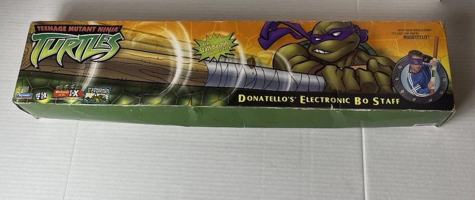 NUEVO De colección TMNT DONATELLO’s Electronic BO STAFF 2002 Playmates Ninja Turtles Foto 2 de 4