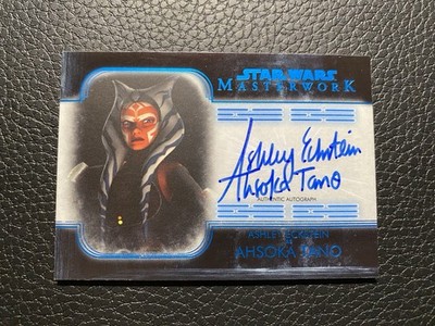 2020 Star Wars Masterwork Autograph Ashley Eckstein as Ahsoka Tano BLUE /99