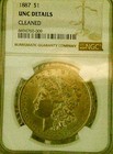 1887 $1 Morgan Silver Dollar — photo 1