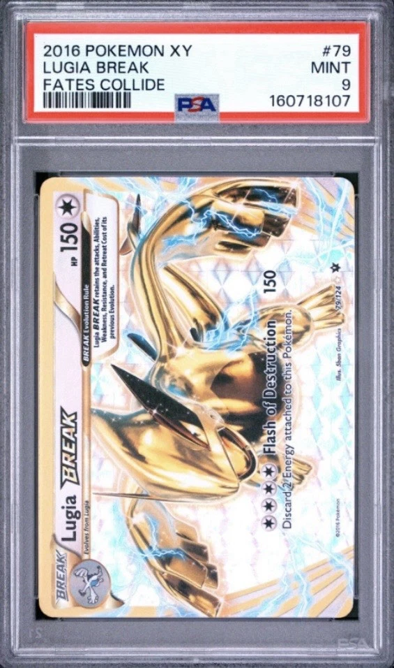 Lugia Pokémon TCG Rare XY Individual Collectible Card Game Cards