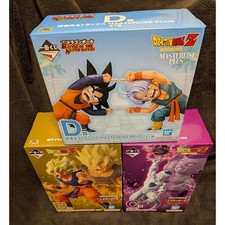 Ichiban Kuji Dragon Ball B Prize Son Goku C Prize Freeza D Prize Son Goten & Tru