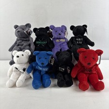 Vintage 1998 WWE Attitude Bears Lot Of 8 NEW With Tags