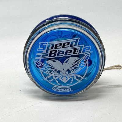 Duncan Speed Beetle Yo Yo Toy Blue Looping Spacers Ball Bearing