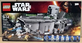 LEGO Star Wars 75103 First Order Transporter 7 Minifigures 792 Pieces With Box