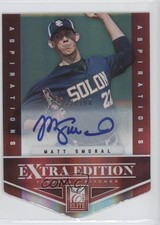 2012 Elite Extra Edition Aspirations Die-Cut Signatures Matt Smoral Auto 0f8