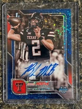 2025 Bowman University U Chrome Behren Morton Blue /150 Refractor First Auto