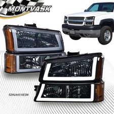 Fit For 2003-2006 Chevrolet Silverado 1500 2500hd 3500 Headlights Bumper Light