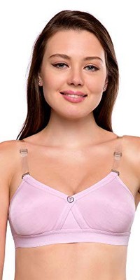 TRYLO Women's Cotton Padded Wire Free Non-Wired Full-Coverage Bra