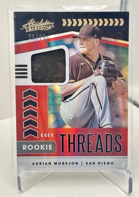 2020 Panini Absolute - Rookie Threads Adrian Morejon #RT-AM Spectrum Red /99...