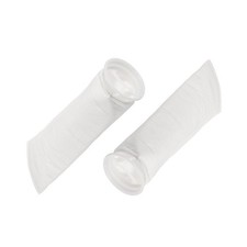 4 Inch Ring Filter Socks 1 Micron Mesh Bags Pool Skimmer Basket White 2Pack