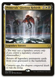 Primevals' Glorious Rebirth DOM 201 Rare Dominaria