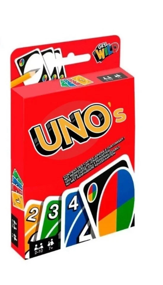 UNO, Classic Card Game for Kids and Adults for Family Game Night 2 to 10 Players - Image 2 of 3