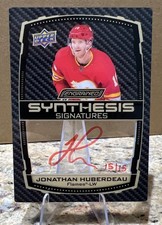 2023-24 Engrained SYNTHESIS SIGNATURES Jonathan Huberdeau AUTO/15 Calgary Flames