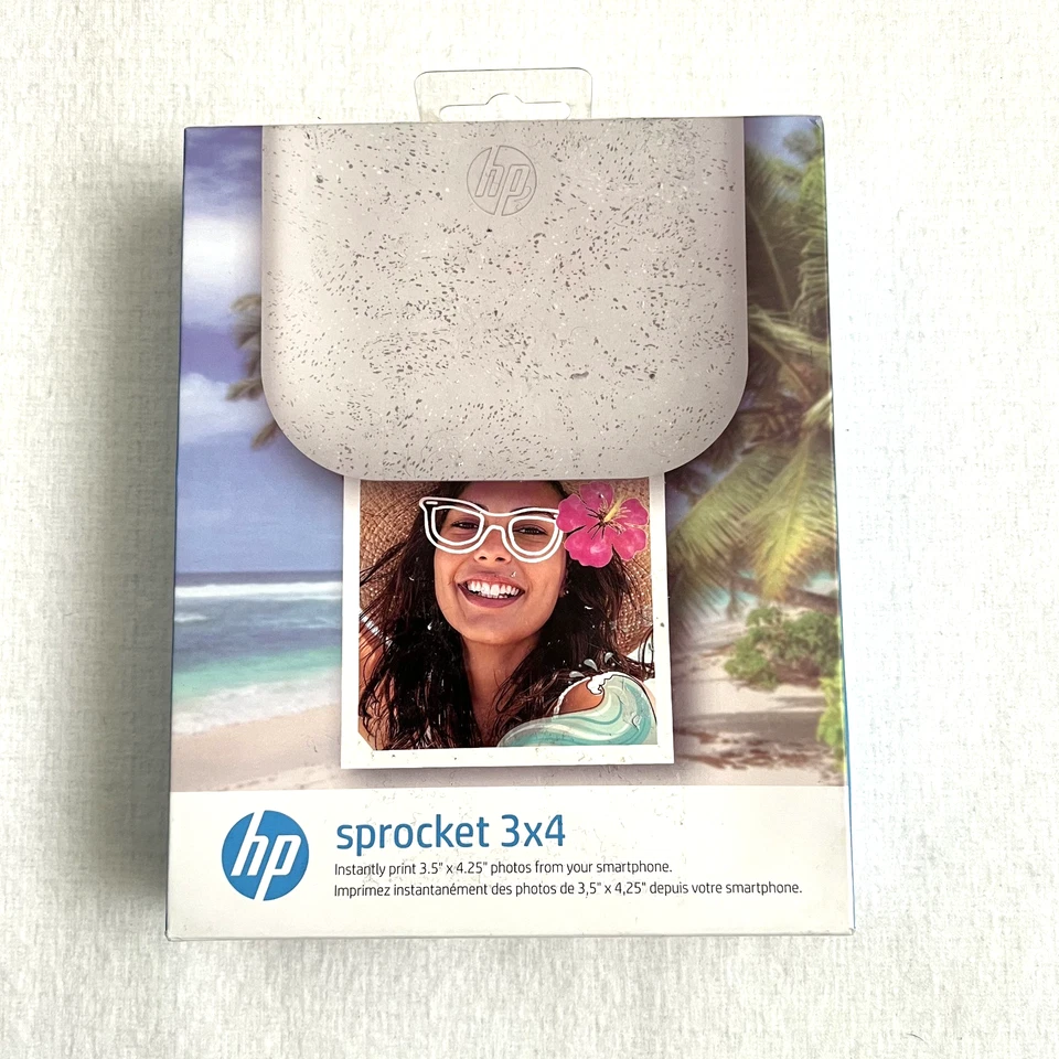 HP Sprocket 3x4" Instant Photo Printer Wireless Bluetooth Portable Zink iOS Andr - Image 2 of 4