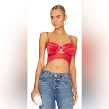 NEW! LOVERS & FRIENDS JACQUELINE BOW TOP XS